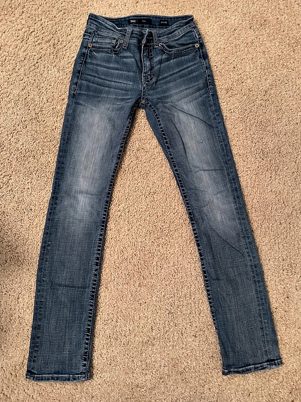 BKE Men's Slim Jeans Waist 27x32 in Blue
